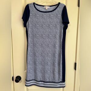 Michael Kors Flounce Print Dress - Knee Length - Size Large - EUC‎